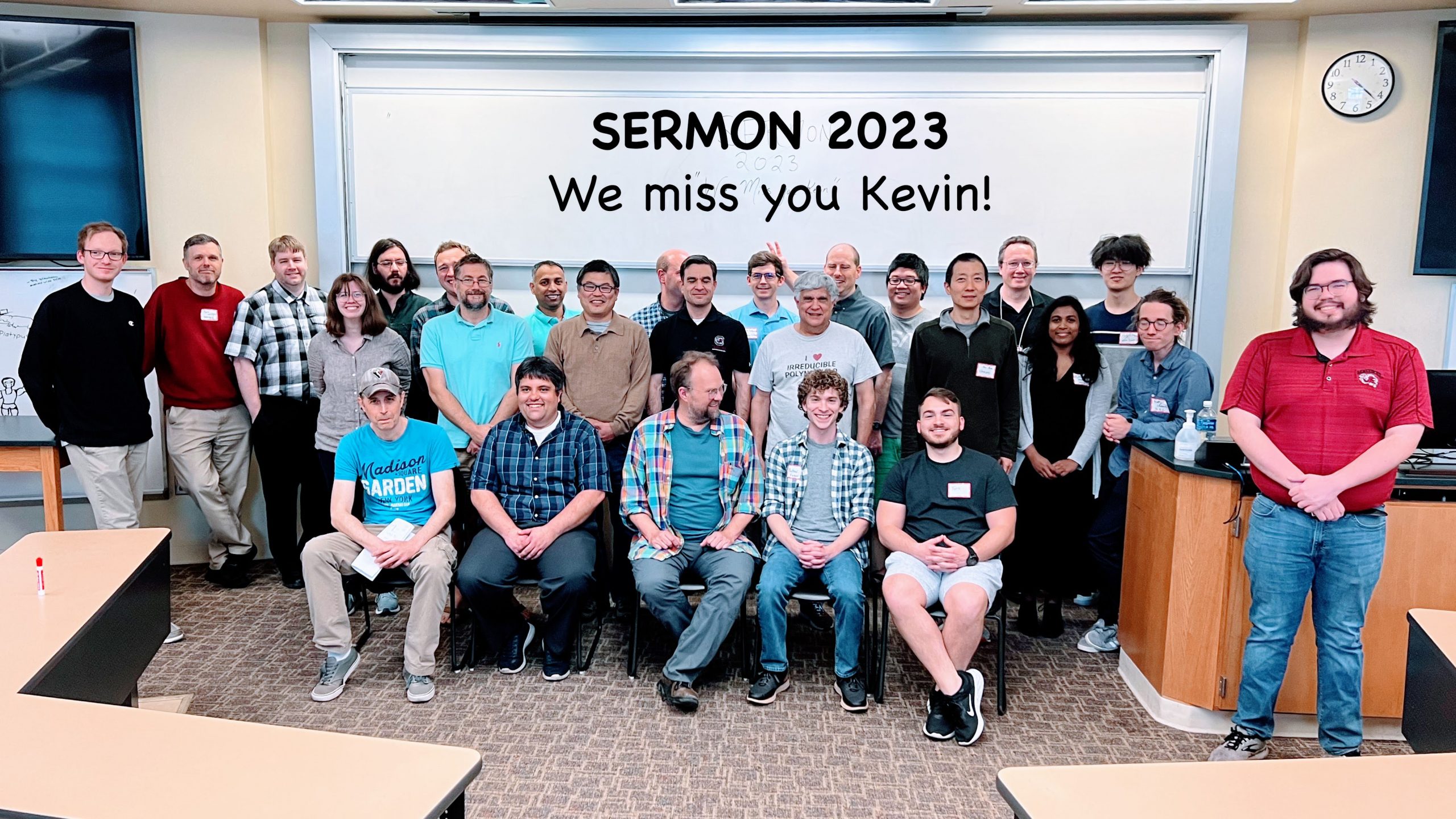 Sermon 2023 participants: We miss you Kevin !