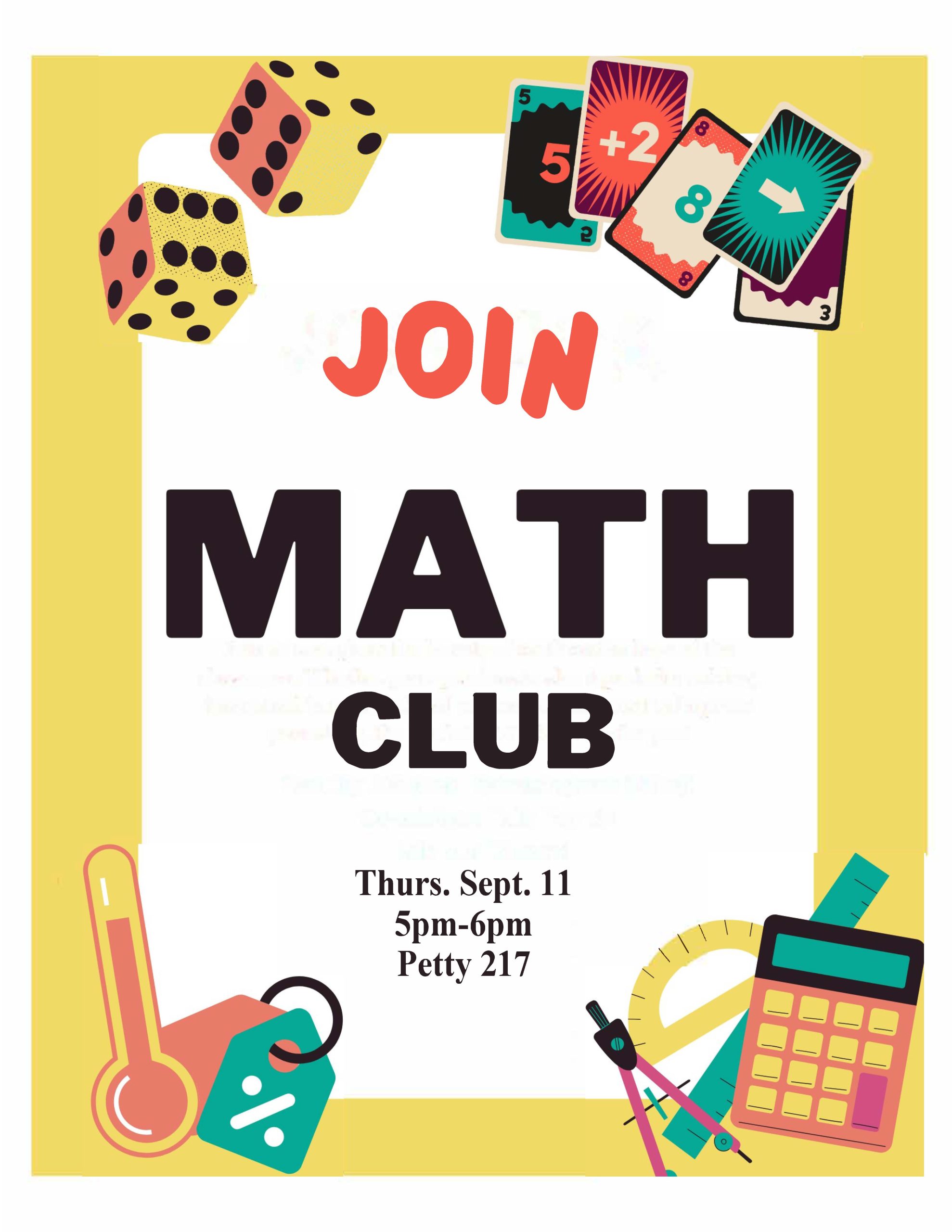 Math Club Poster